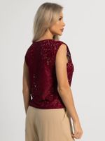 Топ кружевной Нэнси (бордо) Б15960-10М LT Collection