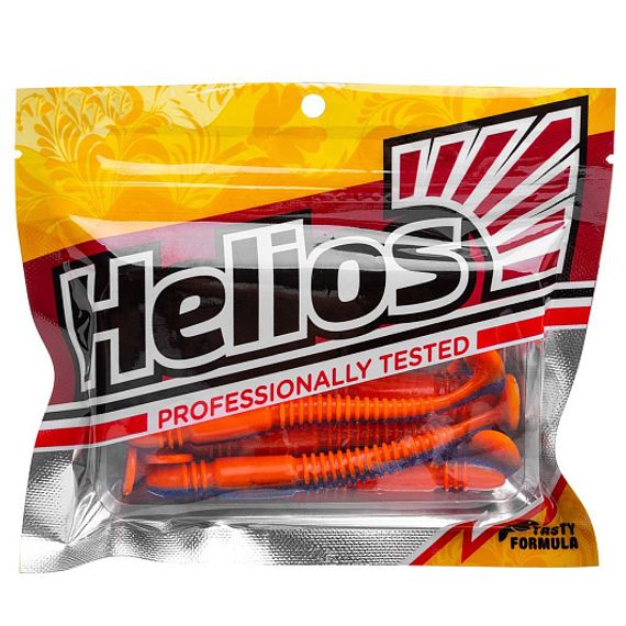 Виброхвост Minoga 3,75&#39;/9.5 см Star Blue &amp; Orange 5шт. (HS-17-044) Helios