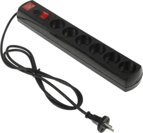 Сетевой фильтр Most LR, 1.7м, черный [lr 6-1.7-ч]