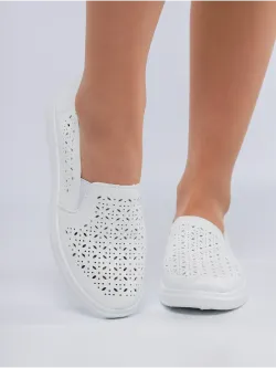 Мокасины летние с перфорацией