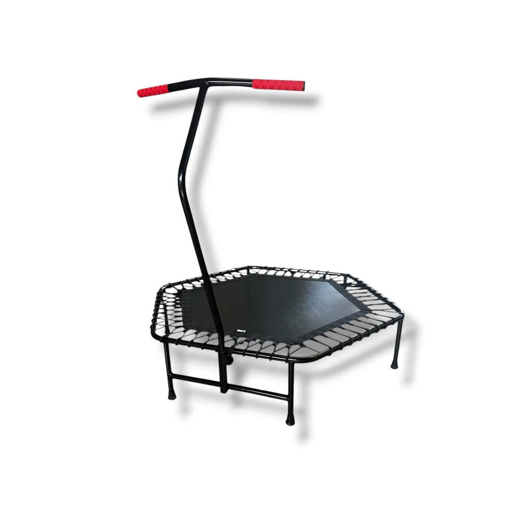 Профессиональный батут для Джампинга - шестиугольный с ручкой - полотно Permatron