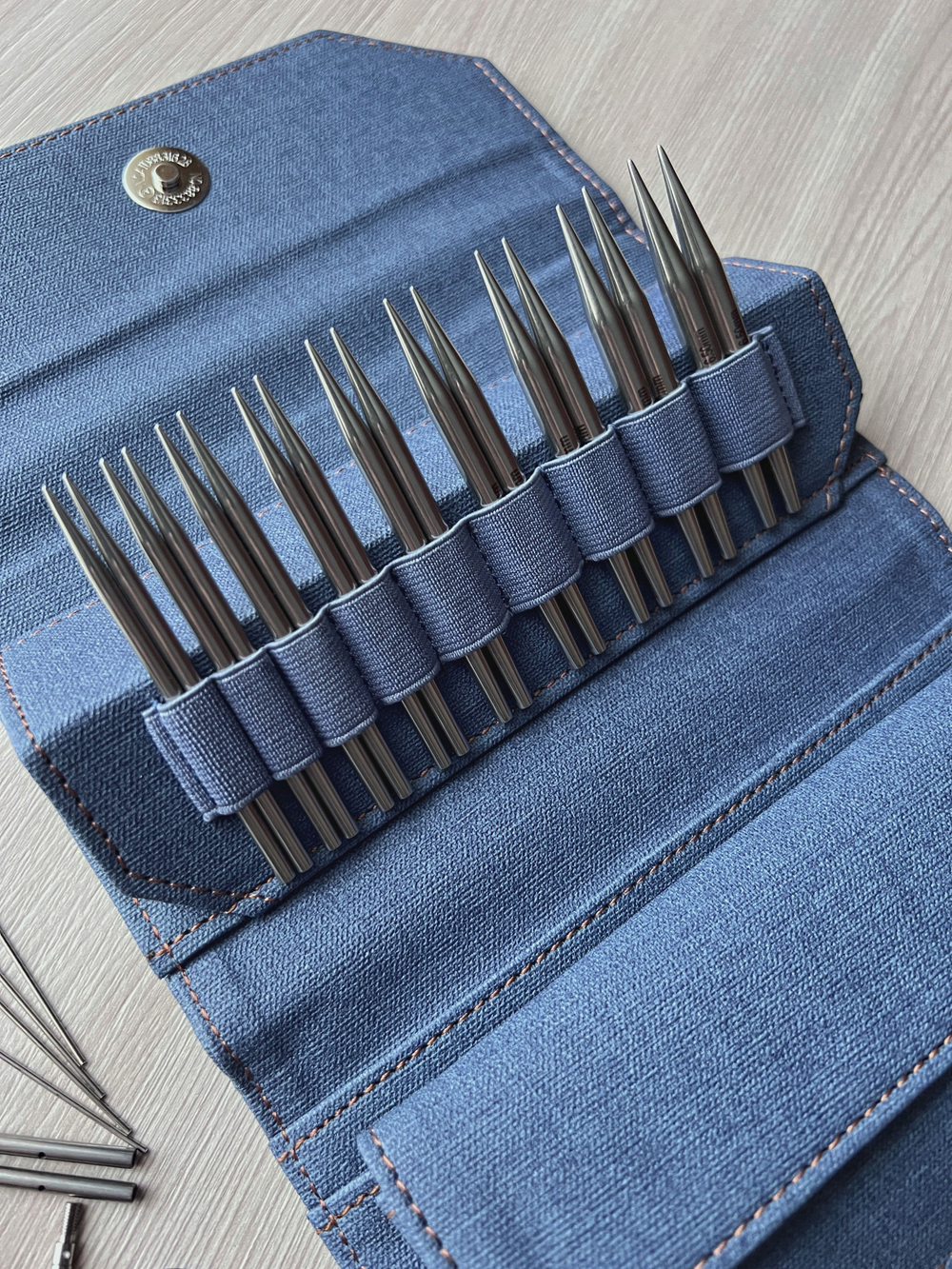 Набор съемных стандартных спиц 12см/5пар Flight Mini Denim Lykke