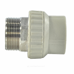 Муфта PP-R комбинированная серая Дн 40х1 1/2" НР под ключ VALFEX 10135240Г