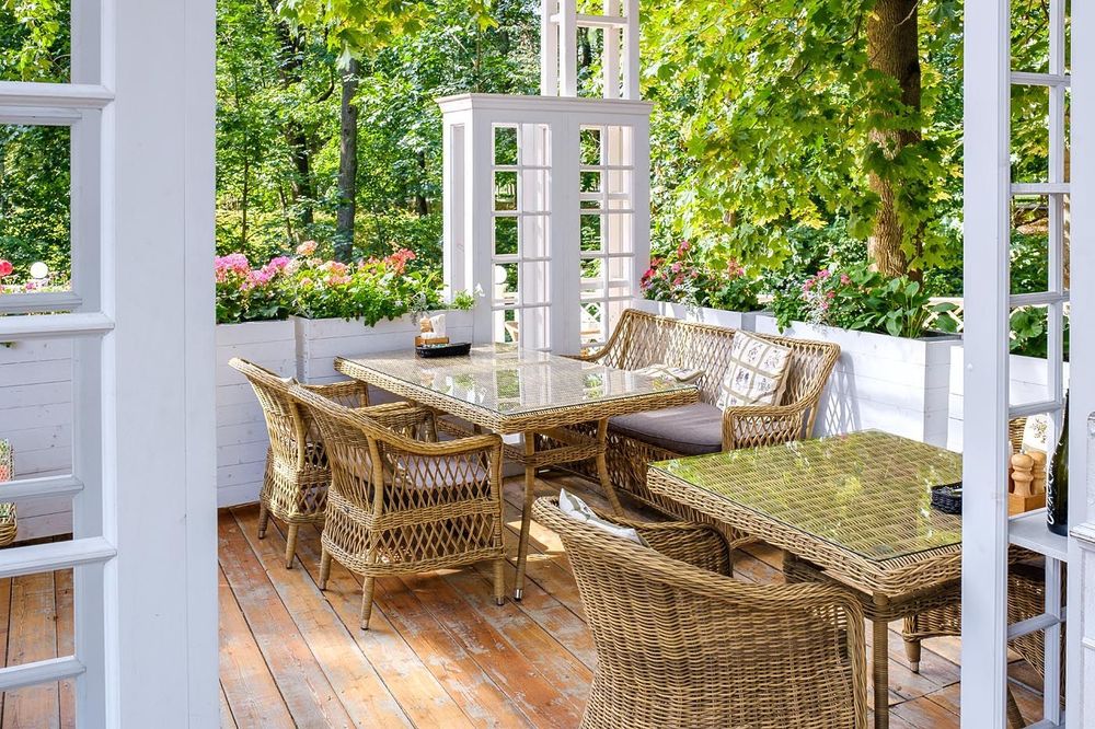 "Сицилия" плетеный стул из искусственного ротанга, цвет соломенный