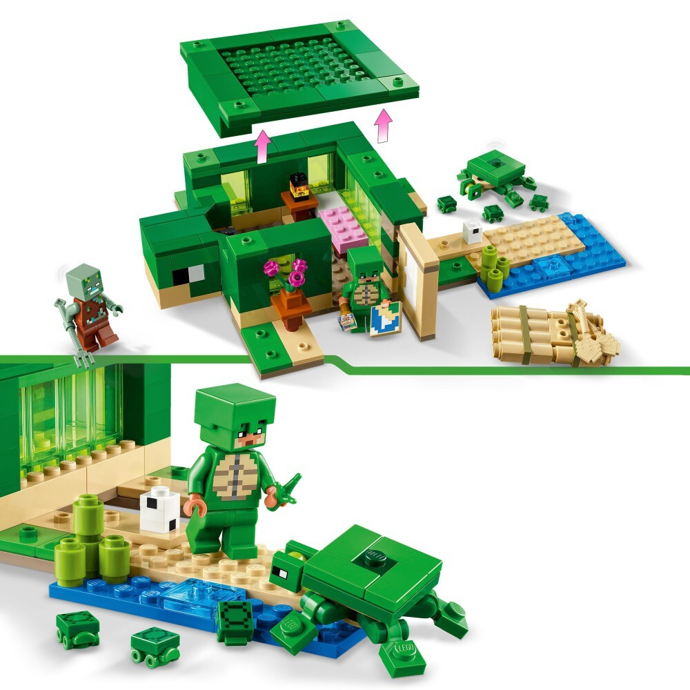 LEGO Minecraft — Пляжный домик «Черепаха» 21254 / артикул   21254  / GTIN 5702017583303