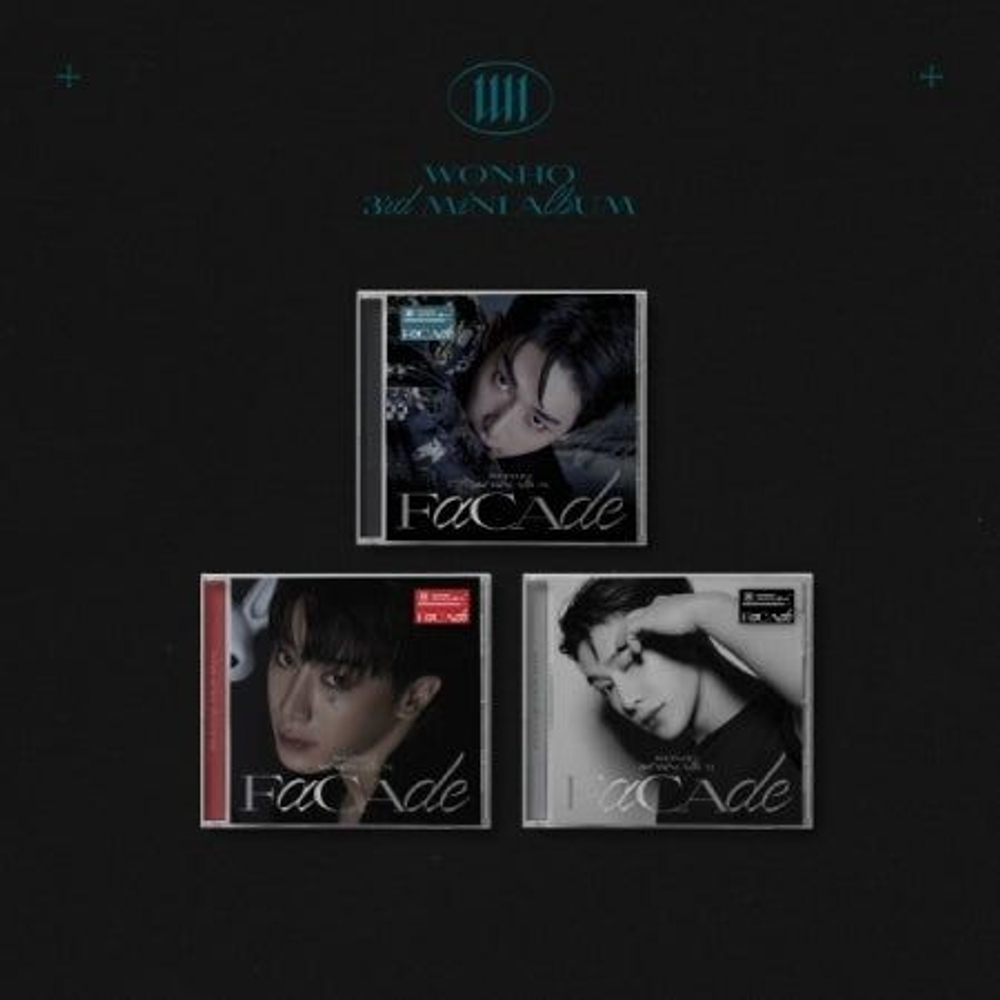 Альбом WONHO - FACADE 3rd Mini Album Jewel Case RANDOM Version