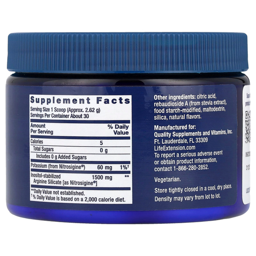 Life Extension, NitroVasc ™ Boost, ягодный, 78,6 г (2,77 унции)