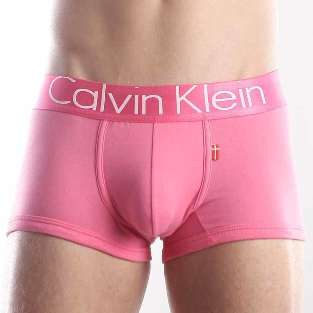 Мужские трусы боксеры Calvin Klein Boxer Steel Pink Дания