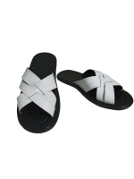 Шлепанцы из натуральной кожи