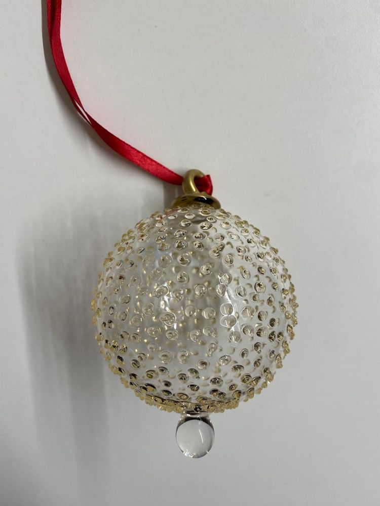 Ёлочная игрушка &quot;Шар Pop it&quot; желтый