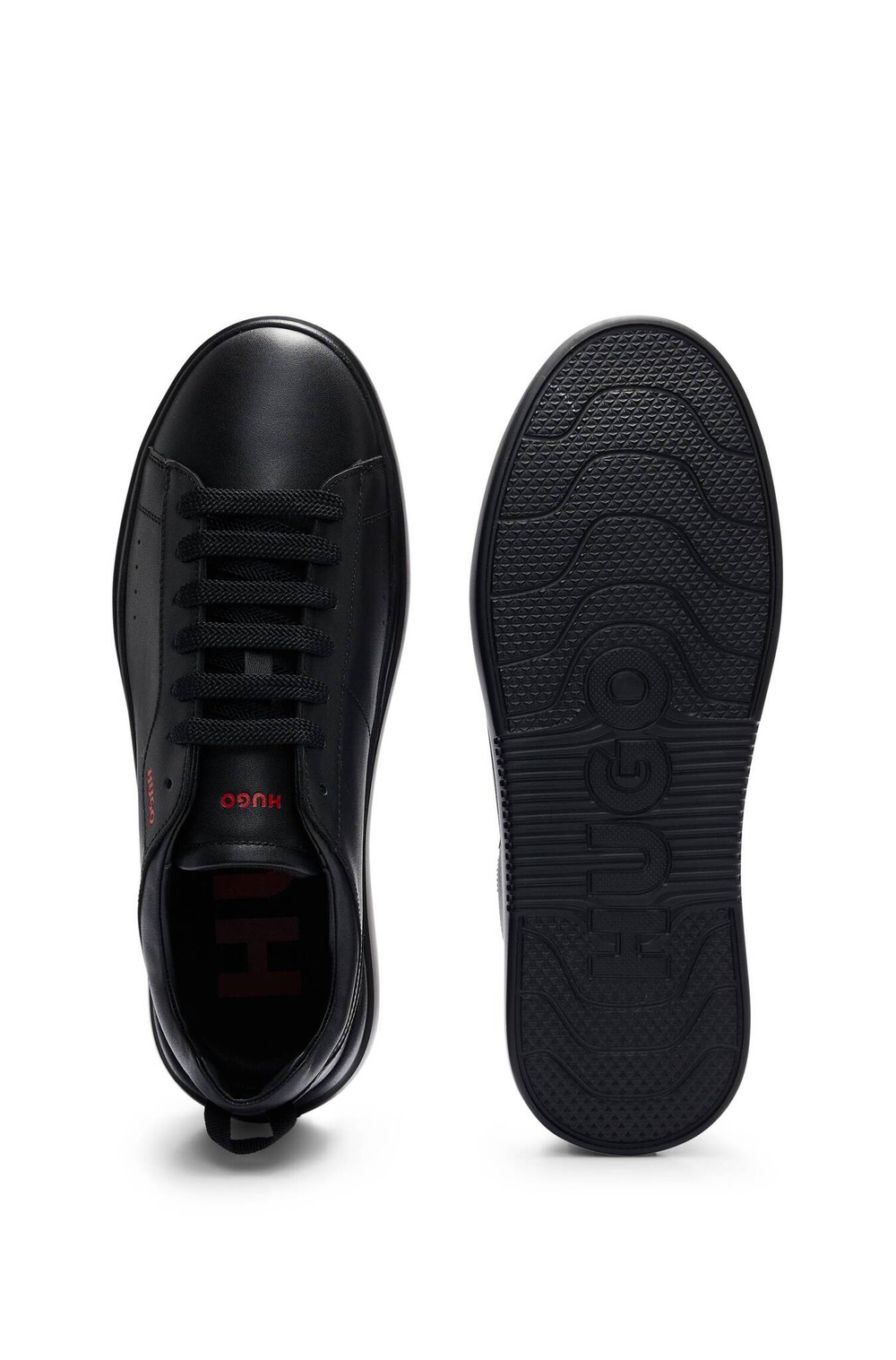 Кожаные кроссовки blake tenn lt n HUGO - черный(50499261)