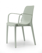 Кресло пластиковое Scab Design Ginevra, зеленый шалфей