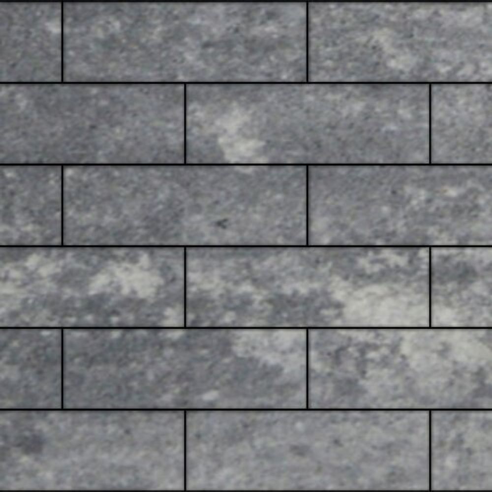 Тротуарная плитка Ригель, 80 мм, ColorMix Актау, гладкая