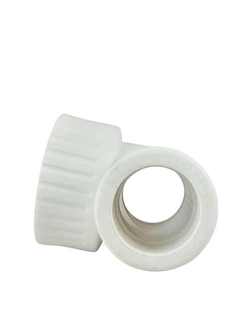 Тройник комбинированный PPR внутренняя резьба 32х1,  белый, РТП (40/10)