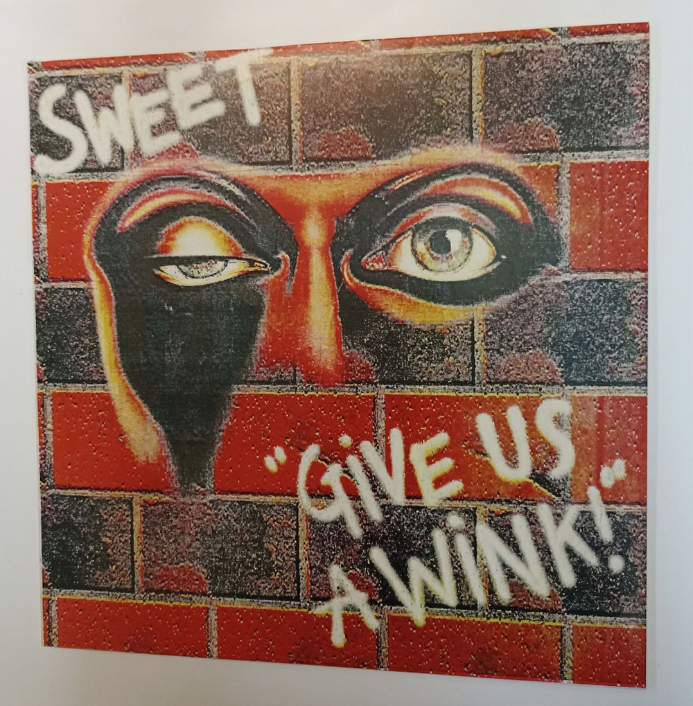 Винтажная виниловая пластинка LP Sweet Give Us A Wink (Россия 1994)