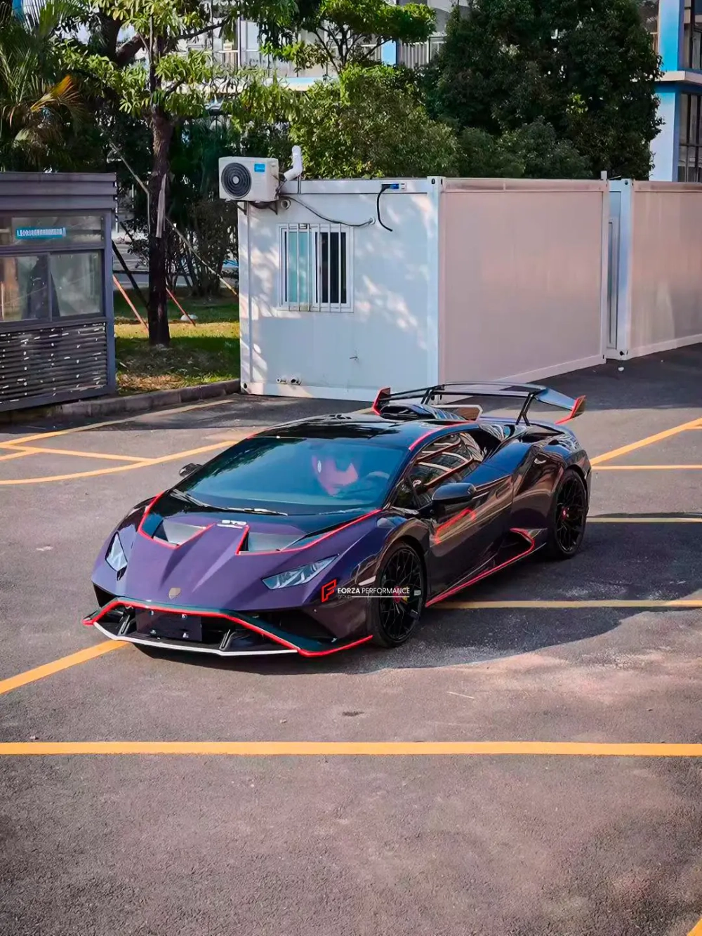 Обвес переделка для Lamborghini Huracan LP580 LP610 2014-2019 в Huracan STO LP 640 Ламборгини Хуракан