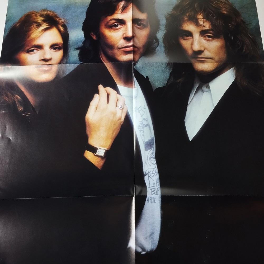 Винтажная виниловая пластинка LP Paul McCartney Wings London Town (Japan 1978) (Obi) (Poster) Deliver Your Children