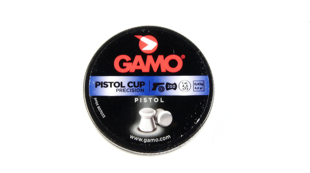 GAMO PISTOL CAP 4,5мм. 0,45г. (250шт.)