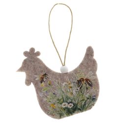 GAEM Набор из 6-ти изделий декоративных подвесных "Курица/Петух" (7,5*0,5*7,5), L25 W9 H1,5 см