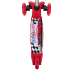 Самокат 3х кол. красный, 55см, макс.высота ручки 62см. колеса PU свет, макс.вес 45кг.