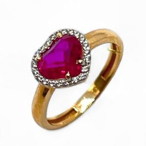 Кольцо Сердце