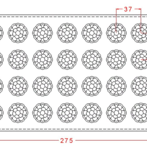 477 | Форма для шоколадных конфет &quot;Ягода&quot; (275*175 мм)
