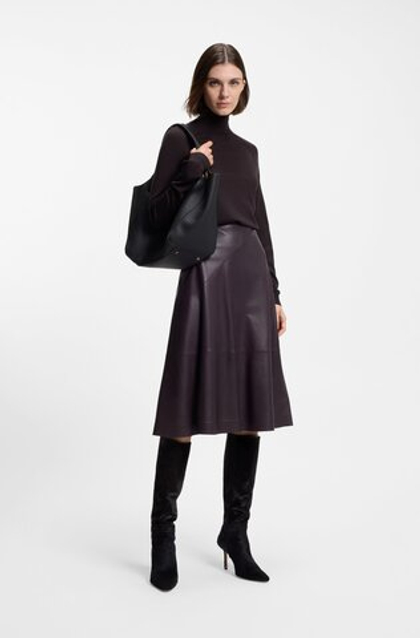 BOSS Водолазка из тонкой шерсти