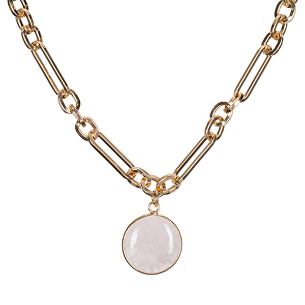 Колье Fiore Luna ROSE QUARTZ LN5149 R/G