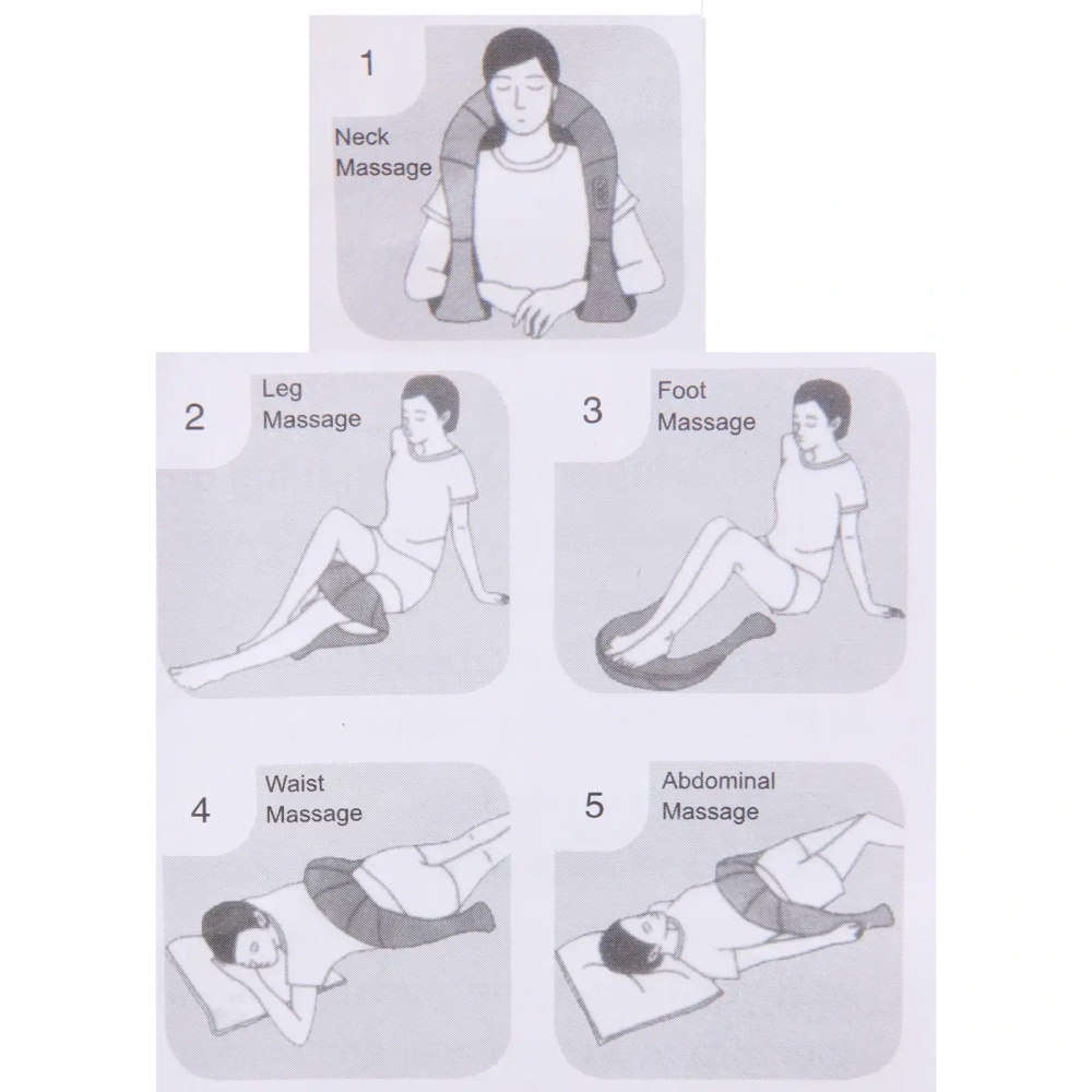 Массажер универсальный «Harmony» (подушка с роликами), 220В