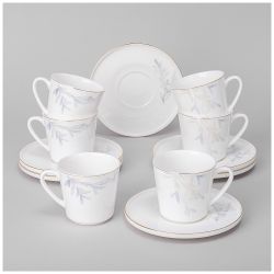 КОФЕЙНЫЙ НАБОР LEFARD "INSPIRATION" ЛАВАНДА НА 6 ПЕР. 12 ПР. 220 МЛ (КОР=4НАБ.)