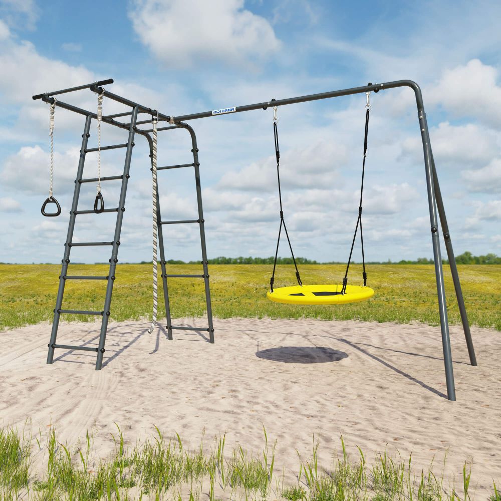 ROMANA Полянка Плюс 2 (антрацит) (с сеткой-гнездом 80см)