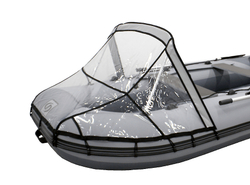 Тент носовой для лодки Фрегат 390 C (доп. остекление)