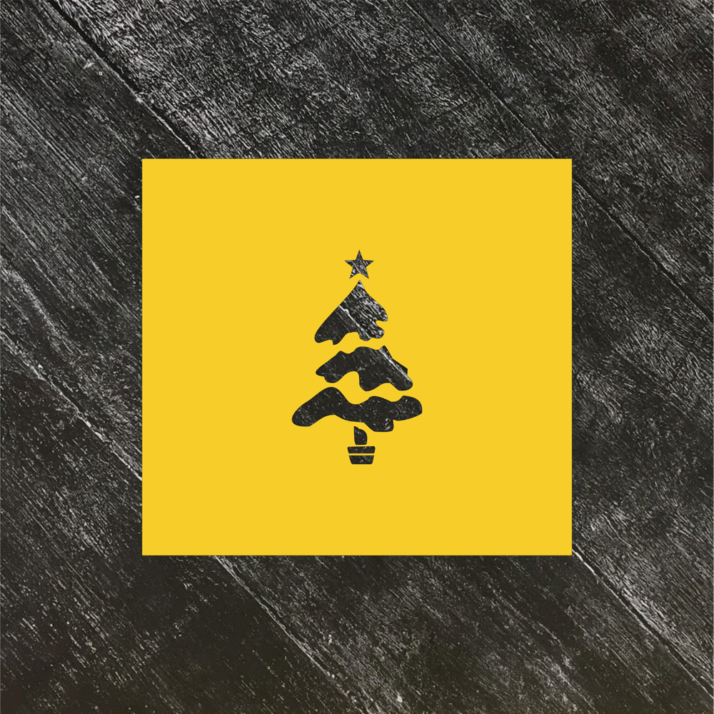 Трафарет новогодний №74 Ёлочка