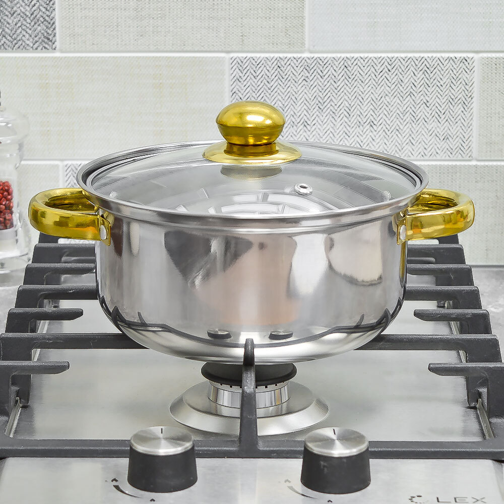 Кастрюля 2,8л из нержавеющей стали