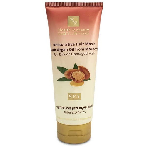 Восстанавливающая маска для сухих и повреждённых волос с маслом Арганы Health&Beauty 200мл
