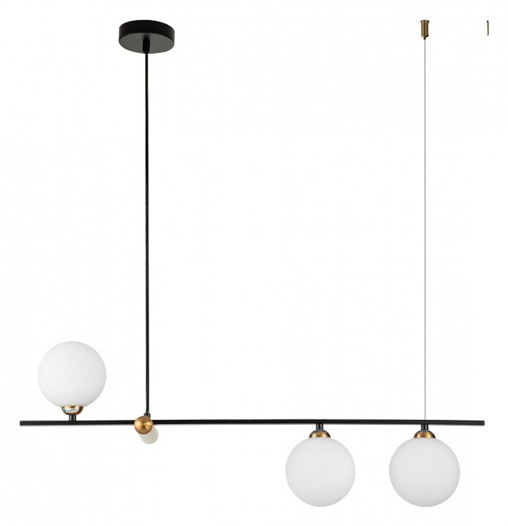 Подвесной светильник Indigo Opaco 11015/3P Black