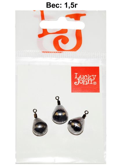 Грузa Lucky John JIG RIG 01.5г 3шт
