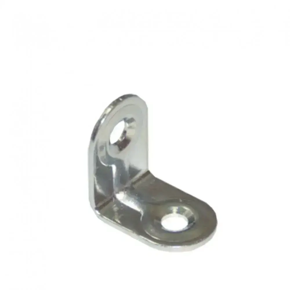 Уголок-кронштейн крепежный мебельный металлический 22х22х15 мм (20 шт)