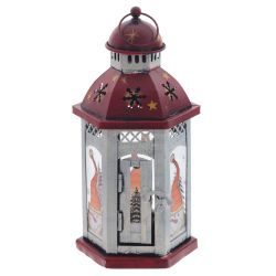 GAEM Подсвечник "Фонарь",L12,5 W11 H24 см, 2в.