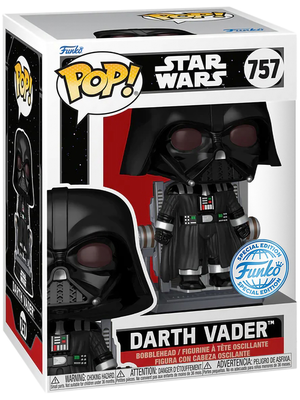 Фигурка Funko POP! Bobble Star Wars Darth Vader (Rebuild) (Exc) (757) 84530