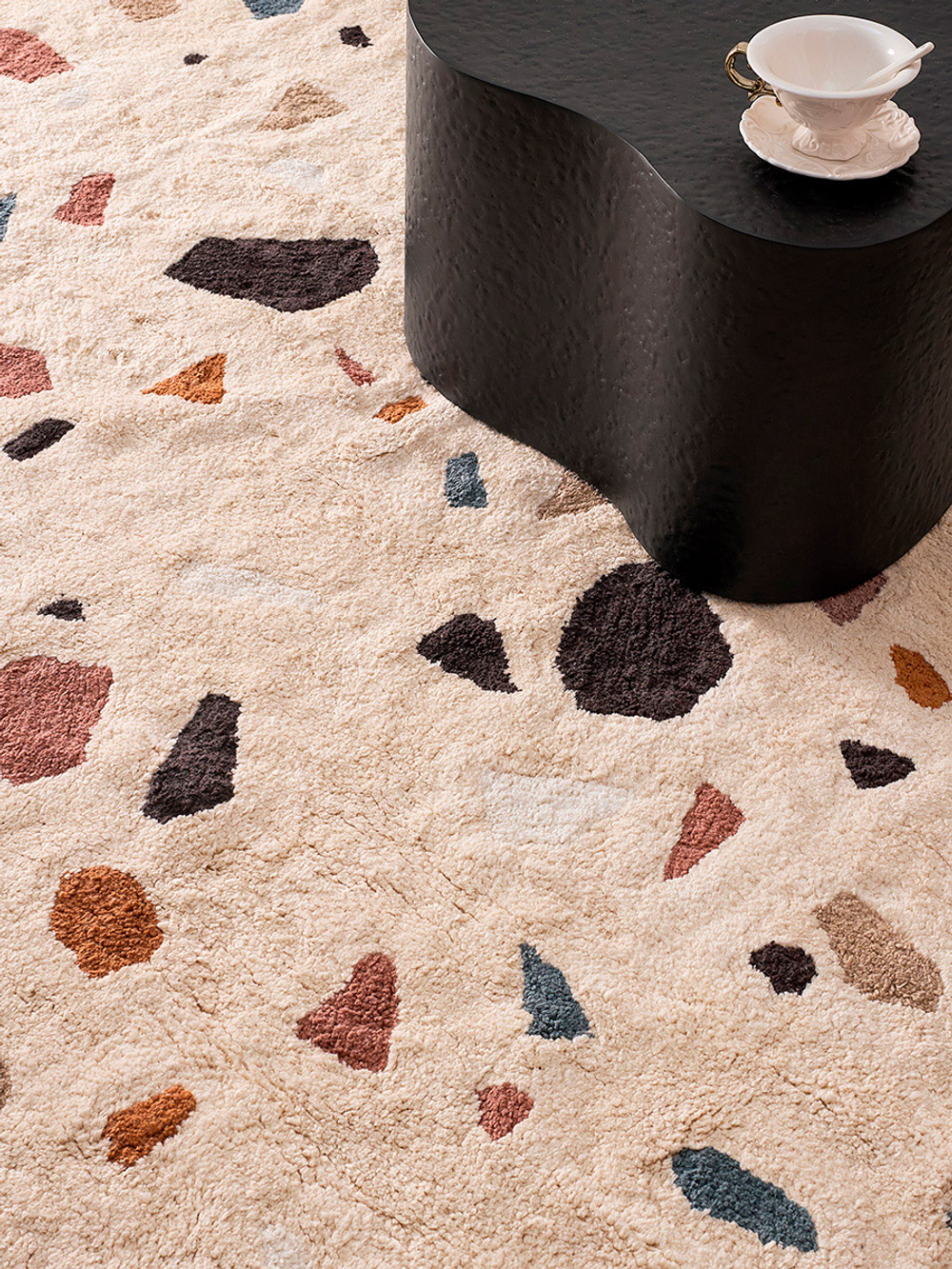 Ковер из хлопка terrazzo poetry из коллекции ethnic, 200х300 см