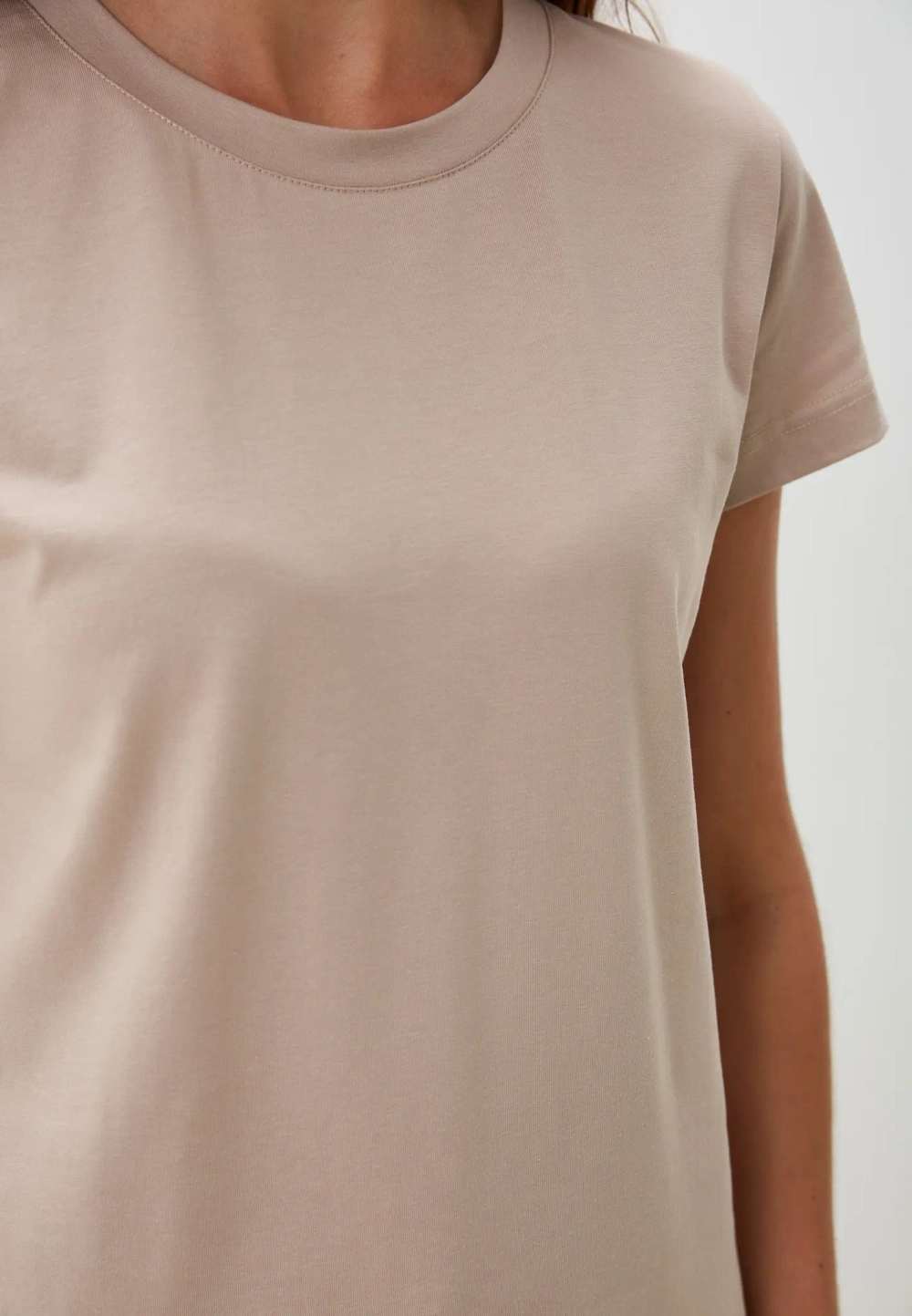 Футболка женская Anyday Icon T-shirt 01, цвет бежевый