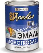 Эмаль с молотковым эффектом зеленая 0,8 кгВИТ color