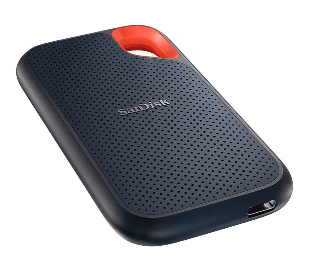 Внешний диск SanDisk Extreme Portable SSD 2TB, USB 3.2 Gen 2, 1000/1050 МБ/с
