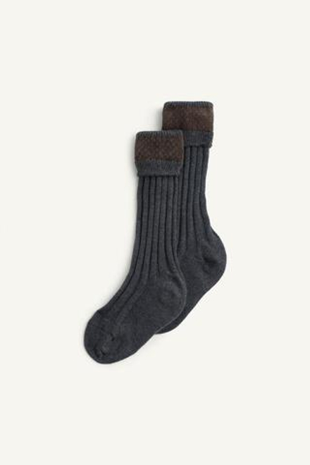 ZARA ДЛИННЫЕ НОСКИ, ХАКИ