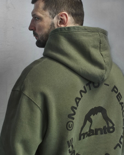 Худи MANTO LABEL 25 OVERSIZE хаки