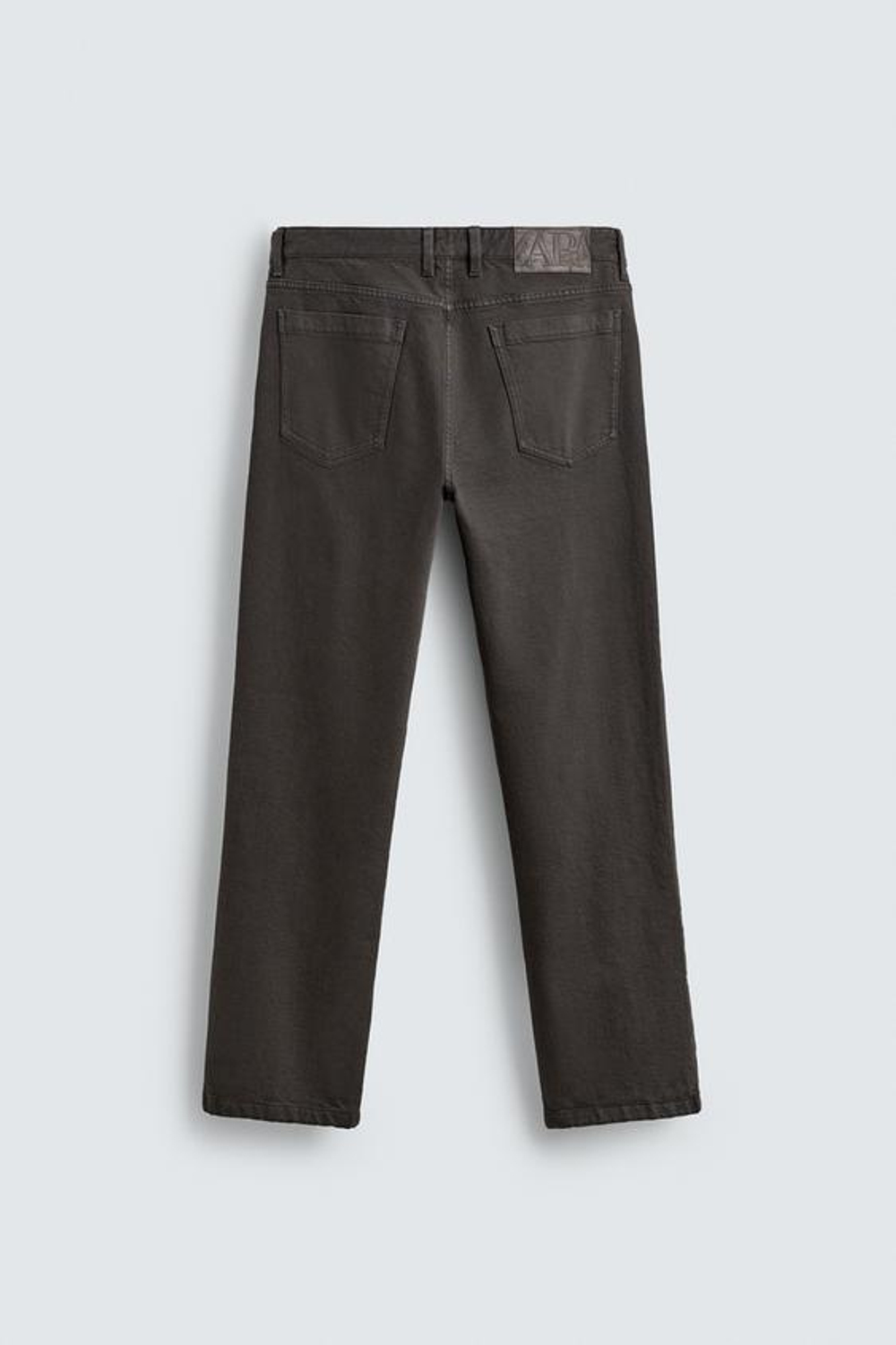 ZARA БРЮКИ STRAIGHT FIT, КОРИЧНЕВЫЙ