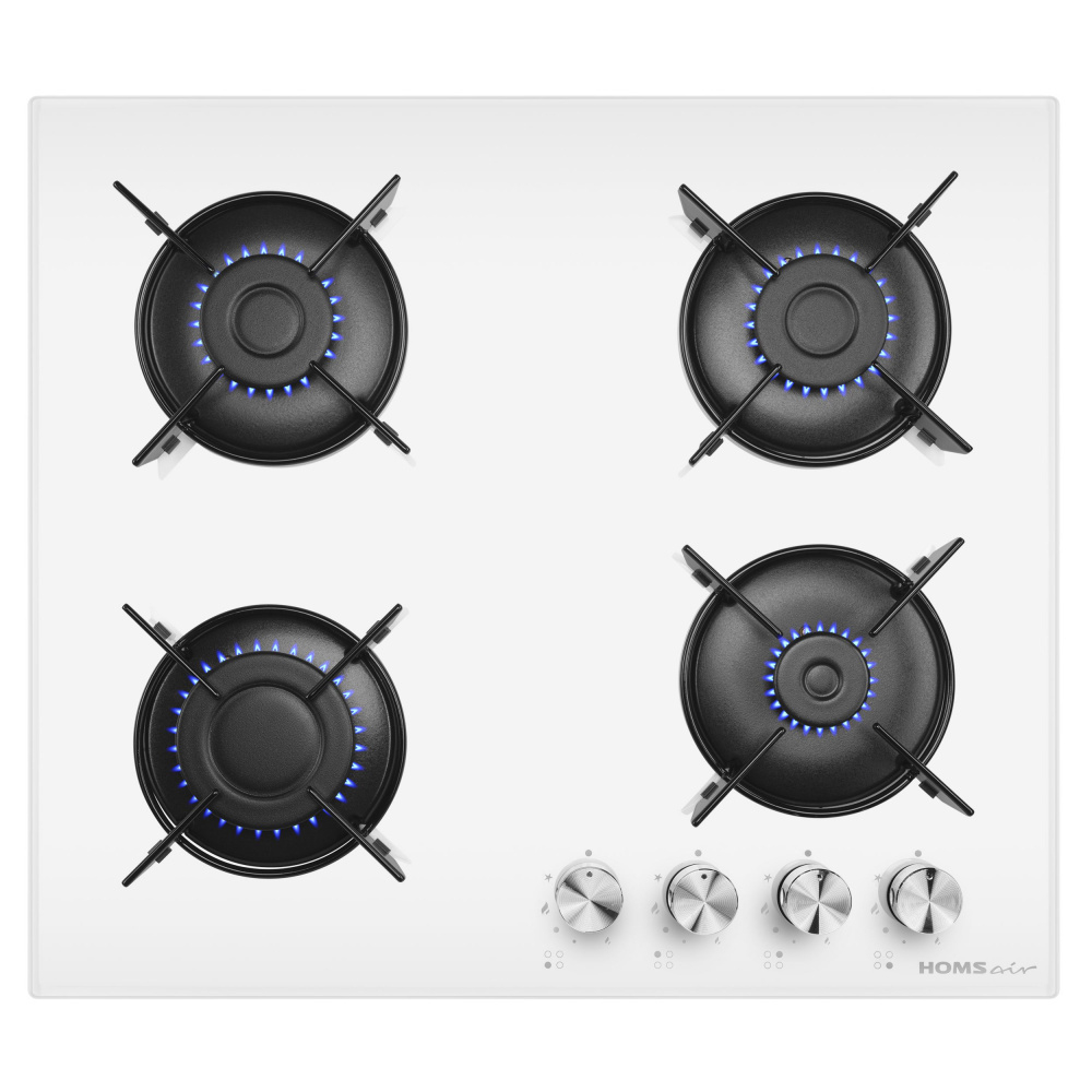 Газовая варочная панель HOMSair HGG641EWH фото 