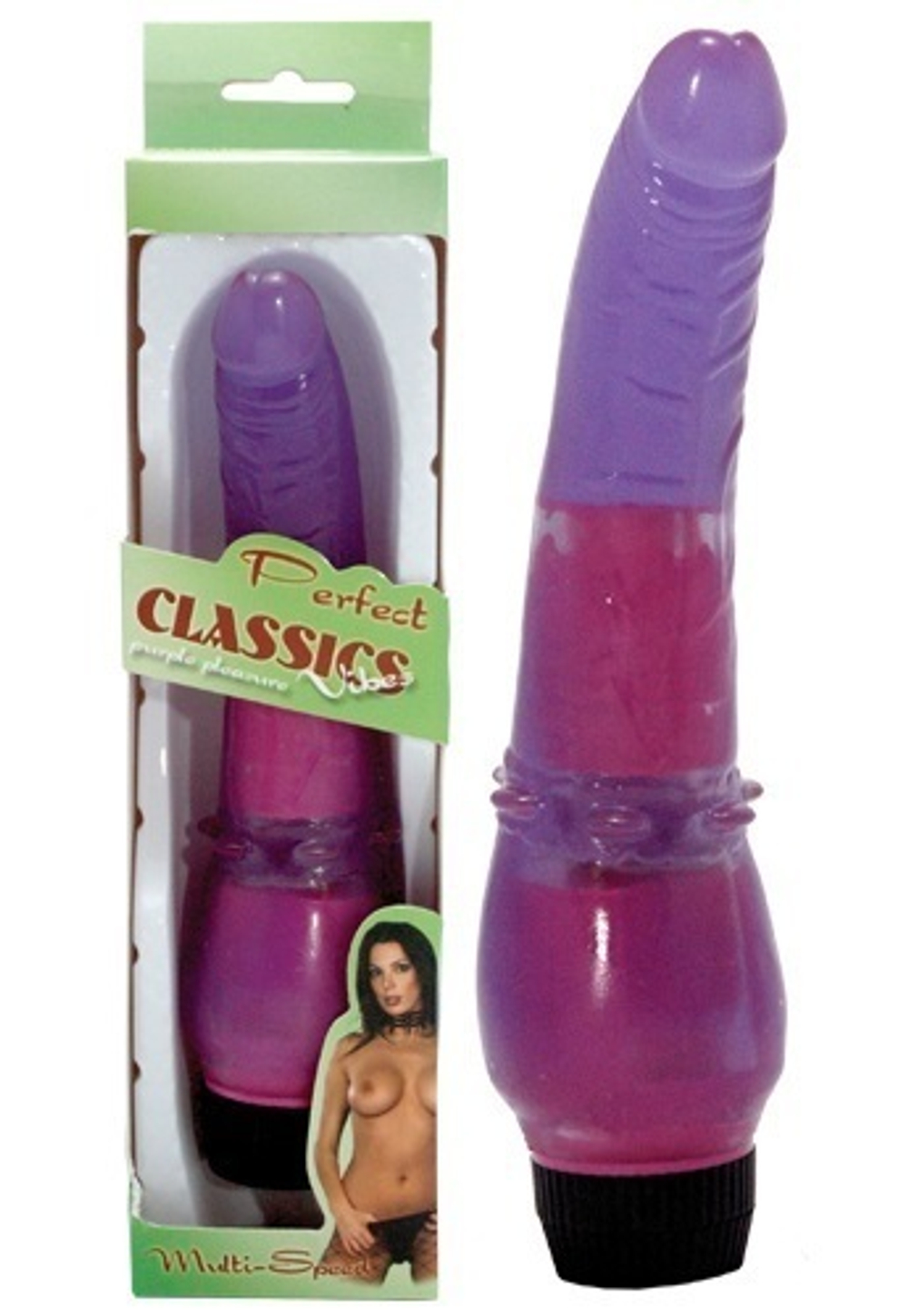 Фиолетовый вибромассажер