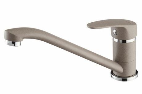 Смеситель AQUATON Аркос Серый Шелк